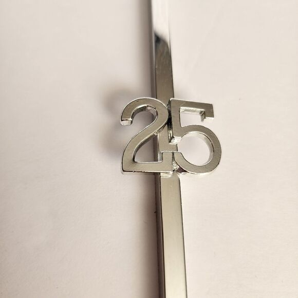 25th Anniversary Silver Plated Cross 10" - Picture 2 of 5